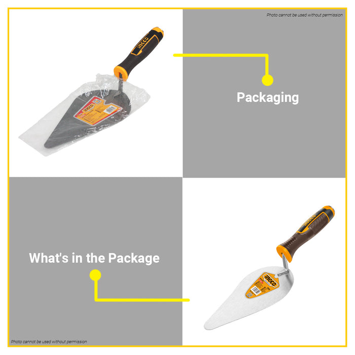 BUILDMATE Ingco 9" Inch Bricklaying Trowel (230mm) HBT918 - IHT