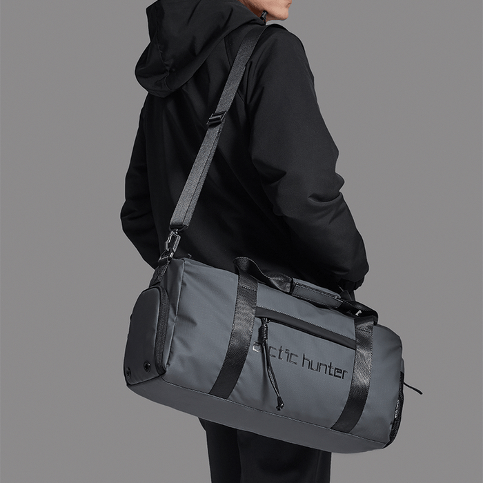 Arctic Hunter Gym / Duffel Bag | Water-Repellent Travel & Workout Bag | 25L Capacity – LX00537 Series -BUILDMATE-