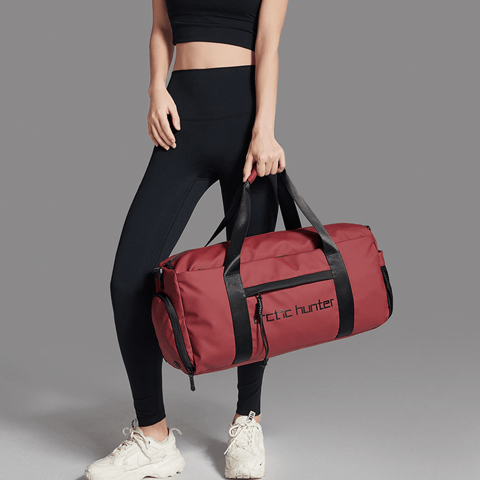 Arctic Hunter Gym / Duffel Bag | Water-Repellent Travel & Workout Bag | 25L Capacity – LX00537 Series -BUILDMATE-