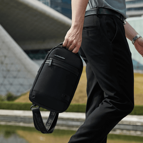 Arctic Hunter Crossbody Sling Bag | Water-Resistant Casual Travel Bag for Men & Women | Lightweight Nylon Design -XB00141 -BUILDMATE-