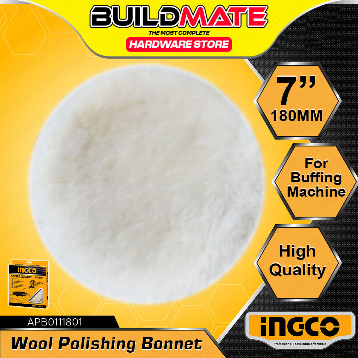 BUILDMATE Ingco 180MM (7
