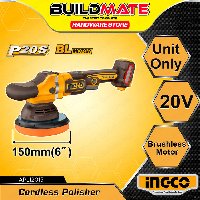 BUILDMATE Ingco Cordless Polisher (Unit only and Complete Set with Battery and Charger) APLI2015 & APLI20151 - ICPT