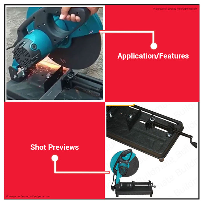 Buildmate x JRK Chop Saw Cut Off Machine 14" 2300W 2414ND 100% ORIGINAL / AUTHENTIC •BUILDMATE•