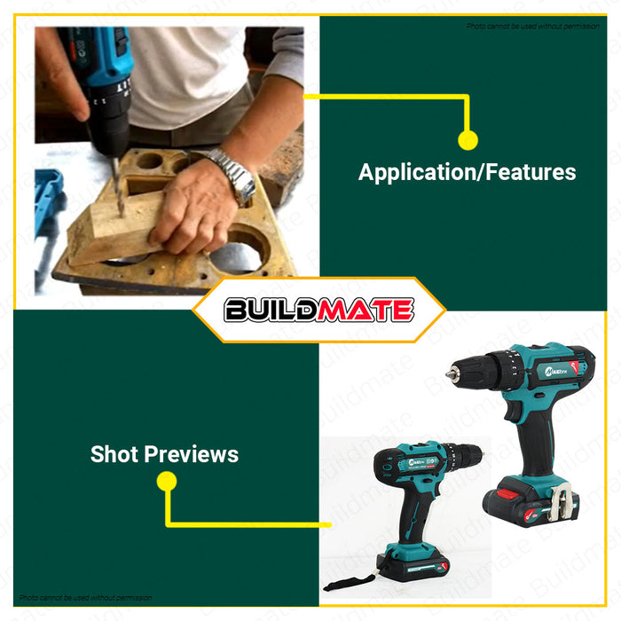 BUILDMATE Mailtank Cordless Drill Driver 32V Drilling Machine Handheld Impact Drill SH190 | SH425