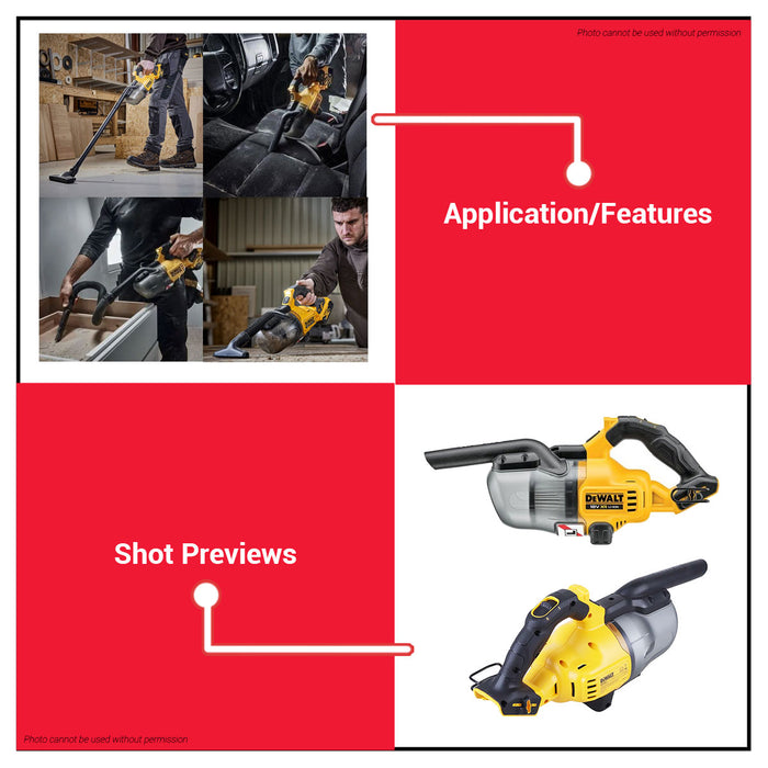 Buildmate x DEWALT 20V XR Max Brushless HEPA Cordless Dry Vacuum 0.7L (BARE) DCV501LN-B1