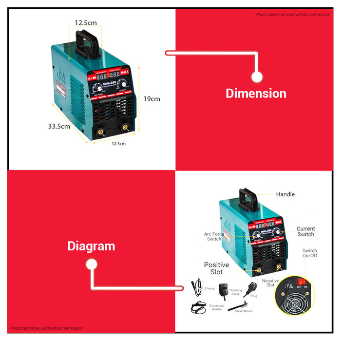 JR KAWASAKI Portable Inverter MMA 320A [SOLD PER SET] IGBT Welding Machine Portable Inverter Welder Weld Inverter Welder Machine JRK-MMA320 •BUILDMATE•