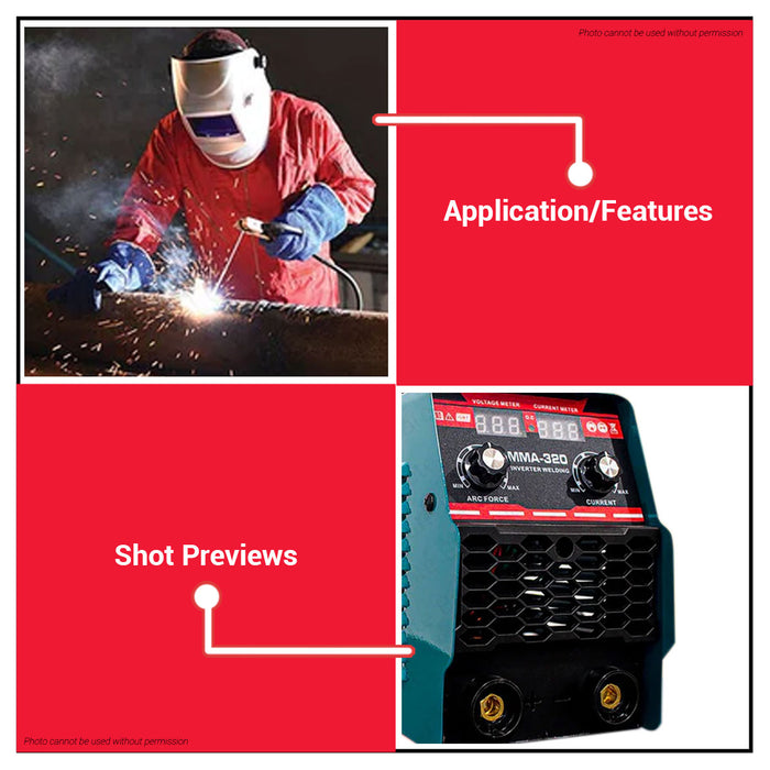 JR KAWASAKI Portable Inverter MMA 320A [SOLD PER SET] IGBT Welding Machine Portable Inverter Welder Weld Inverter Welder Machine JRK-MMA320 •BUILDMATE•