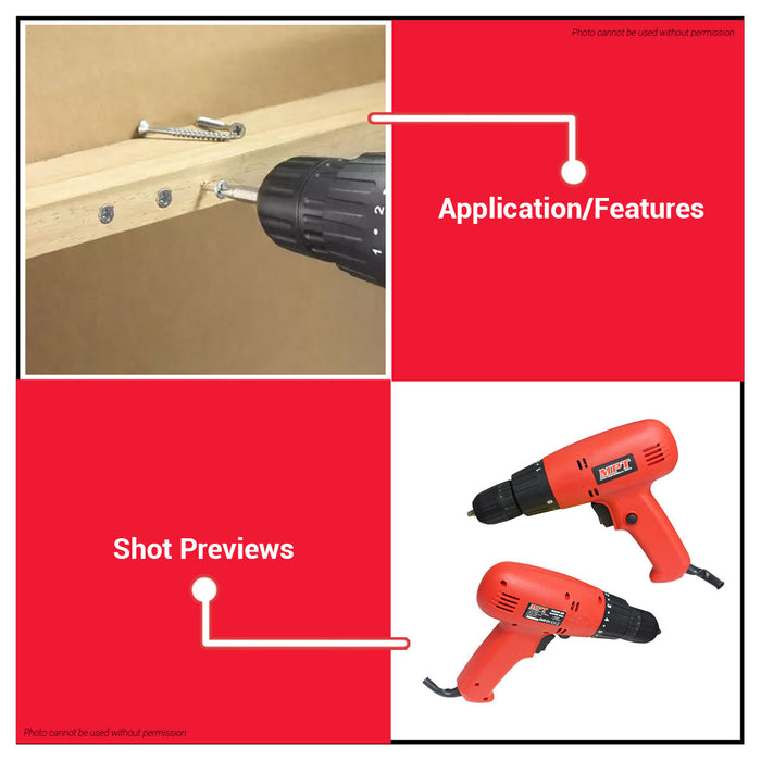 MPT Electric Drill MED2803-ECO PT Power Tools for Drilling • MOST PROFESSIONAL TOOLS •
