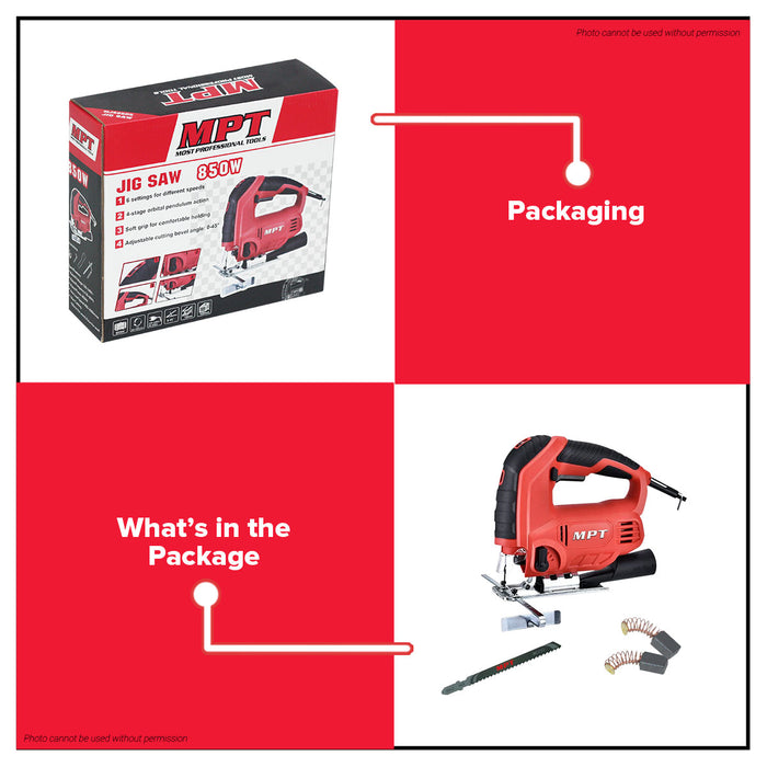 MPT 850W Jig Saw MJS8505 PT• MOST PROFESSIONAL TOOLS •