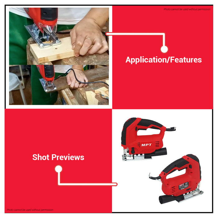 MPT 850W Jig Saw MJS8505 PT• MOST PROFESSIONAL TOOLS •