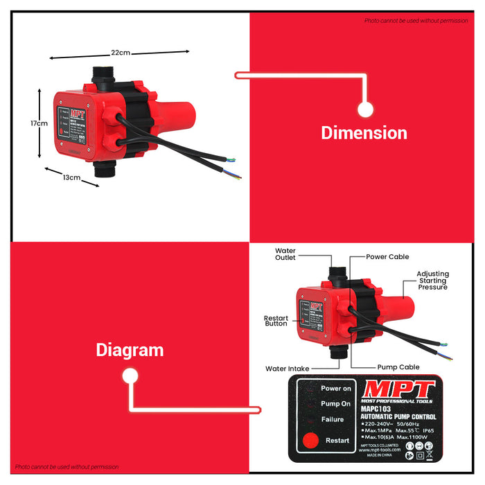 MPT Automatic Pump Control MAPC103 • MOST PROFESSIONAL TOOLS •