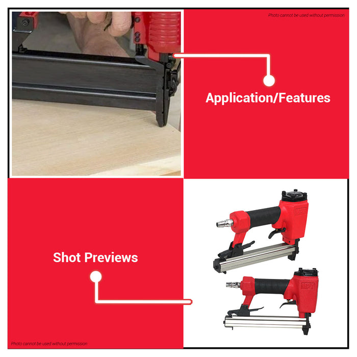 MPT Air Stapler 4-8 bar 70pcs(max) MAS1013J PT • MOST PROFESSIONAL TOOLS •