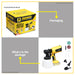 PowerHouse Bare Unit Cordless Spray Gun Brushless w/ Strong Blow Function 20V 1400ml Cup Charger and Amp Battery not included PH-20V-WLPROCSG-XBL-BU PHPT
