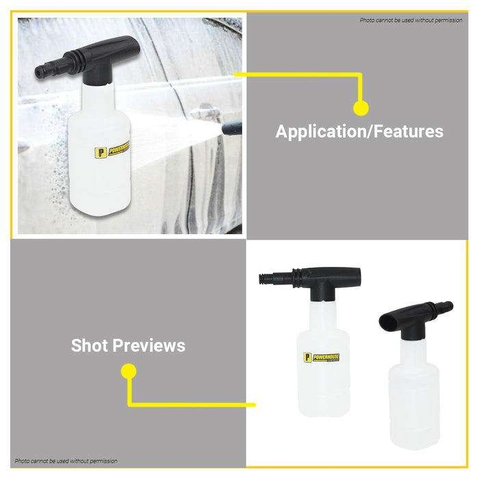 BUILDMATE Hoyoma / Powerhouse Pressure Washer Foam Bottle Attachment Accessories SPARE PARTS Foam Blaster Cannon Gun Sprayer Soap Dispenser