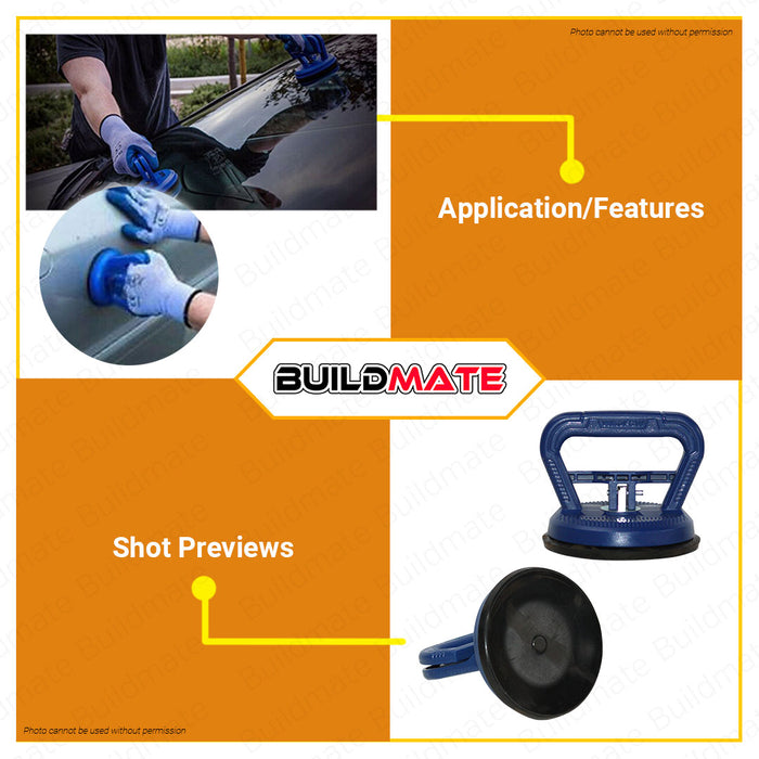 BUILDMATE Wadfow 25KG Sucker Suction Lifter Glass Sucker Cup Glass Puller Tile Suction Lifter Floor Suction Floor Gap Fixer for Lifting and Moving Glass WKR1G25 • WHT
