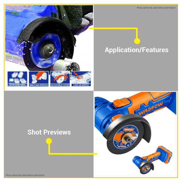 BUILDMATE Wadfow Lithium-Ion Cordless Mini Cut-Off Tool 20V with Battery & Charger WLAP571 - WCPT