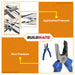 WADFOW Combination Pliers 6" Inch | 7" Inch | 8" Inch [SOLD PER PIECE] Polish & Anti-Rust Oil Hand Tools Multifunction Tools Wire Cutting Pliers Crimping Pliers Pulling and Nails Removing WPL1926 | WPL1927 | WPL1928 •BUILDMATE• WHT