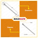 BUILDMATE Wadfow Drive Extension Bar 1/2" Inch CR-V Extension Rod Bar Socket 125MM / 250MM SOLD PER PIECE - WHT
