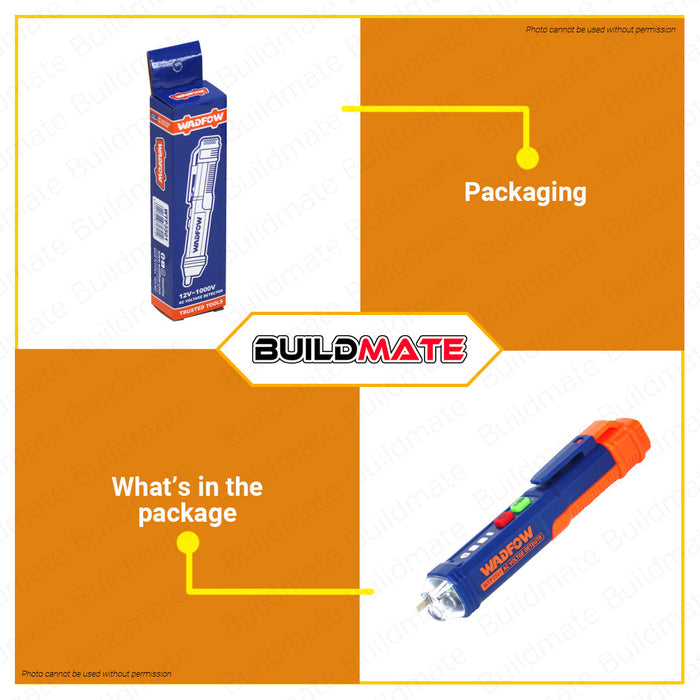 BUILDMATE Wadfow AC Voltage Detector 12V Finder Measuring Tools AC Voltage Detection WTP3501 • WPT