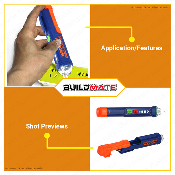 BUILDMATE Wadfow AC Voltage Detector 12V Finder Measuring Tools AC Voltage Detection WTP3501 • WPT