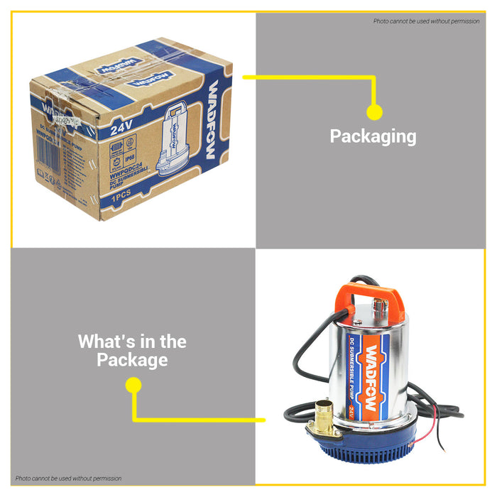 BUILDMATE Wadfow Submersible Pump 170W / 240W Cleaning Water Transfer Copper Wire Motor for Agriculture SOLD PER PIECE WWPQDC12 / WWPQDC24  - WCPT