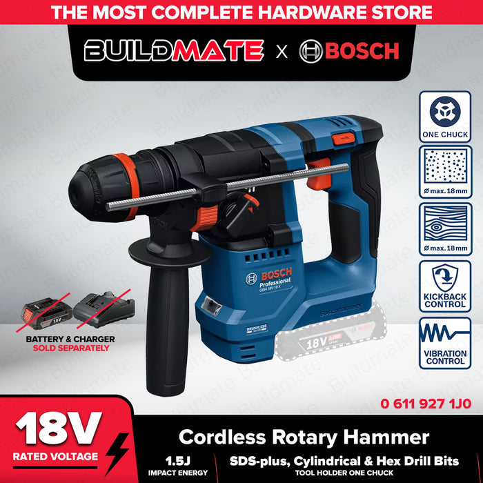 [SOLO] BOSCH Cordless Rotary Hammer with SDS plus & Kickback Control GBH 18V-18 06119270J0 BLC UNIT ONLY