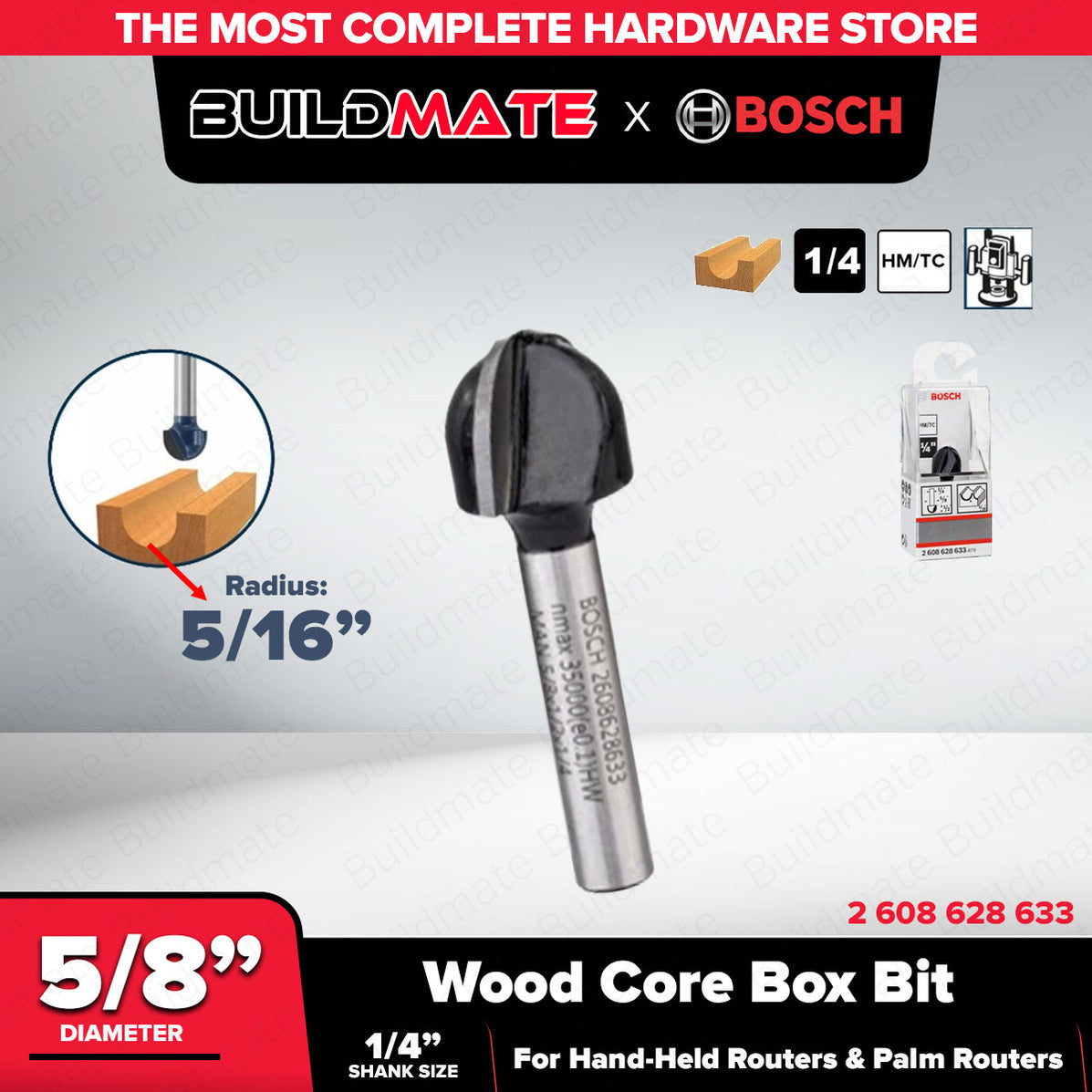 BUILDMATE Bosch 1/4
