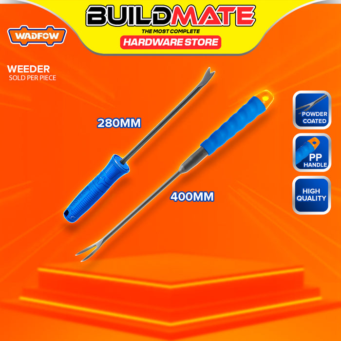 BUILDMATE Wadfow Weeder 280mm / 400mm Garden Weed Puller Hand Extractor Fork Claw Removal Digging Weeds Gardening Tool WWK1102 / WGF2141 - WHT