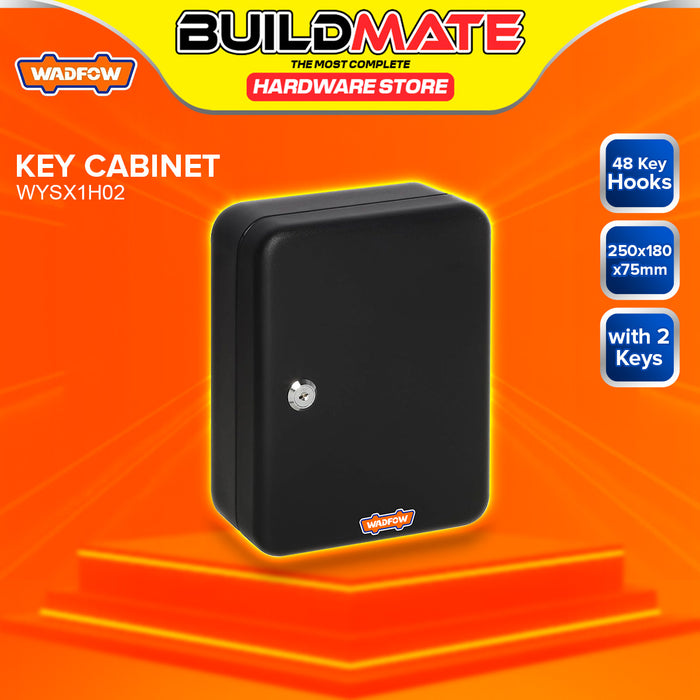 BUILDMATE Wadfow Key Cabinet  20 / 48 / 80 Keys Capacity Wall-Mounted Secure Key Organizer Storage Safe Lock Box With 2pcs Keys SOLD PER PIECE - WHT