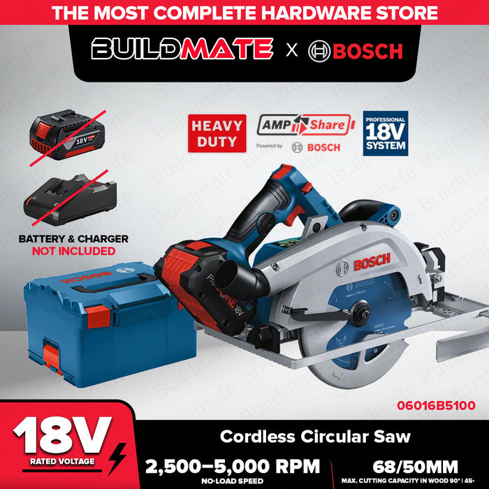 BOSCH Professional Li-Ion Lithium Ion Cordless Circular Saw GKS18V-68 GC 06016B5100 BLC