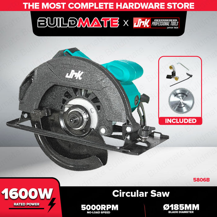 JR KAWASAKI Japan Original 1600W Wood Circular Saw Power Cutter DIY w/ Blade 5806B •BUILDMATE•