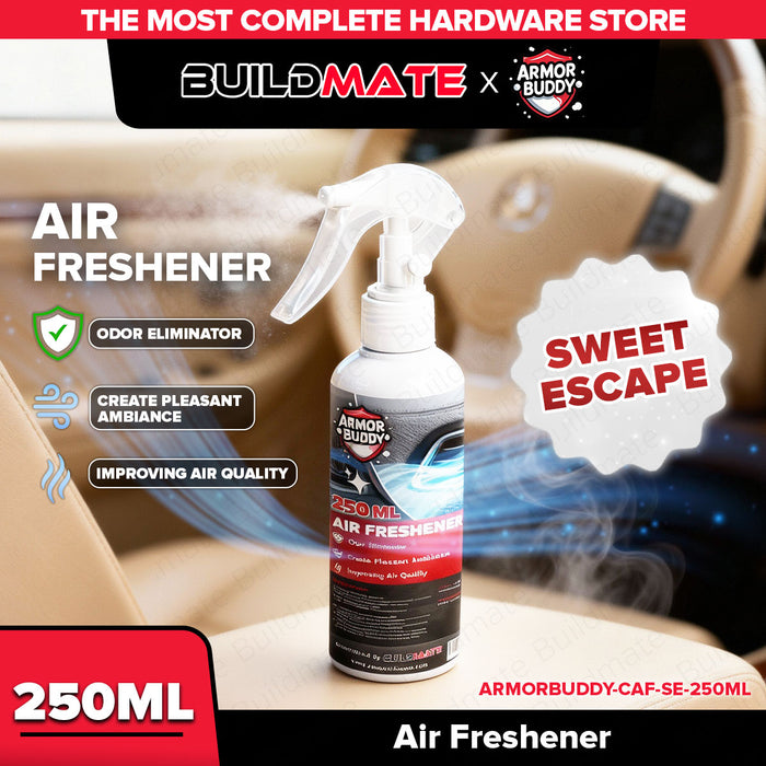 BUILDMATE ARMOR BUDDY Car Care Series Odour Eliminator Car Air Freshener 250ML – Sweet Escape