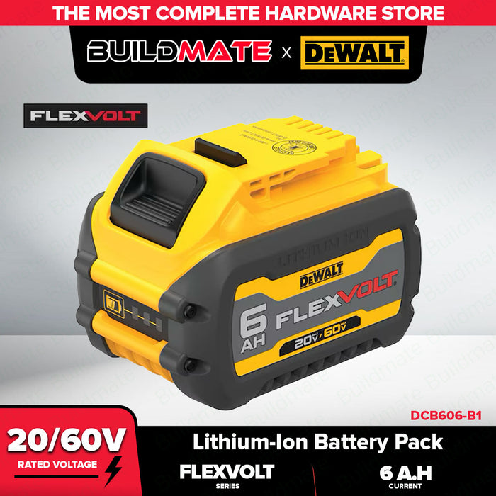 Buildmate x DEWALT 20V/60V FLEXVOLT Rechargeable Battery Pack 6Ah/9Ah XR Li-Ion