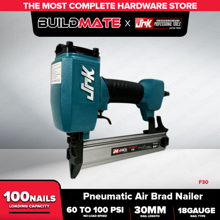 BUILDMATE JR Kawasaki Pneumatic Air Brad Nailer I-Nail F30 / Pneumatic Air Brad Stapler U-Nail 1022J for Woodworking