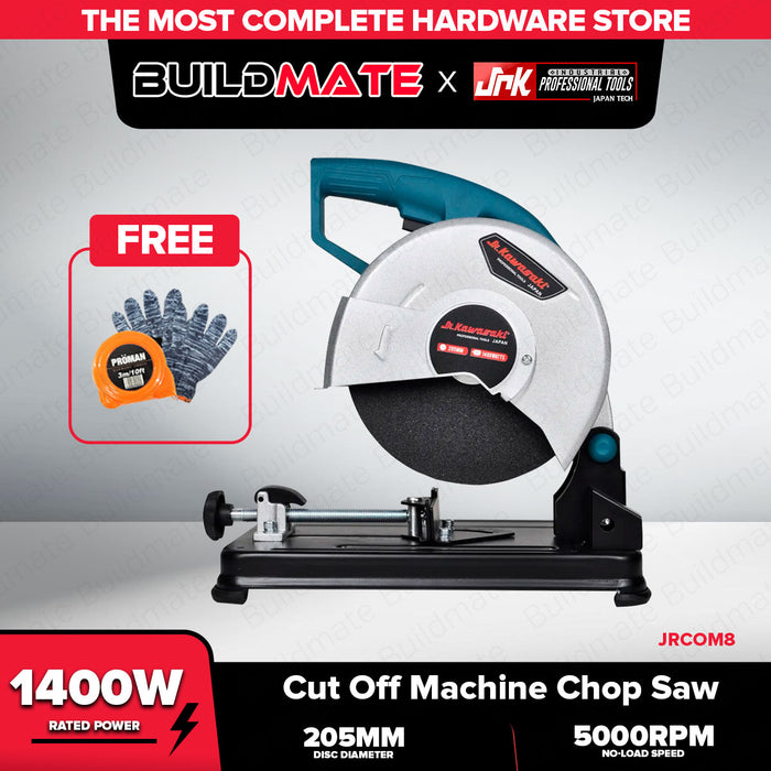 [COMBO] JR KAWASAKI JAPAN Mini Cut Off Machine Saw 1400W  + Angle Grinder 800W + FREE