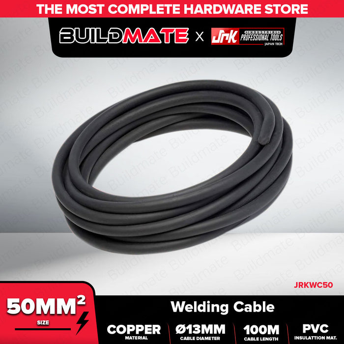 BUILDMATE Jr Kawasaki Welding Cable 35mmx100m #1/0  / 50mmx100m #2/0 High Quality Flexible Welder Cable SOLD PER ROLL  JRKWC35 / JRKWC50