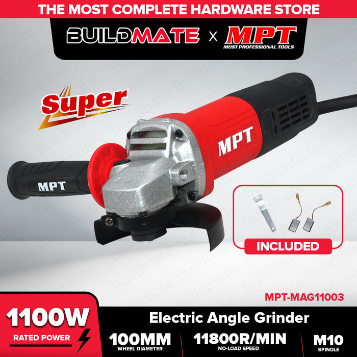 MPT 1100W Angle Grinder MAG11003 PT • MOST PROFESSIONAL TOOLS •