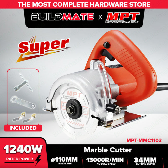 MPT 1240W Marble Cutter 110mm MMC1103 PT • MOST PROFESSIONAL TOOLS •