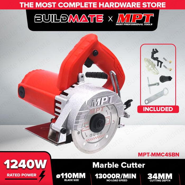 MPT 1240W Marble Cutter 110mm MMC4SBN PT • MOST PROFESSIONAL TOOLS •