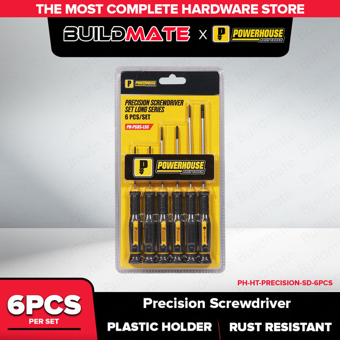 POWERHOUSE 6PCS/SET Precision Screwdriver •BUILDMATE• PHHT