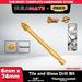 INGCO 1/4" Hex Shank Titanium-Coated Tile and Glass Drill Bit Precision Drilling Power Tool Accessories For Ceramic Porcelain Mirror IHT - BUILDMATE