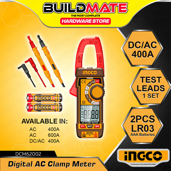 Ingco AC/DC Digital Clamp Meter DCM62002 - IPT