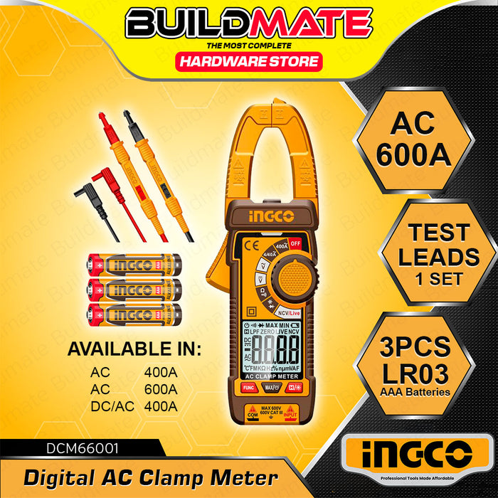 Ingco AC Digital Clamp Meter DCM66001 - IPT