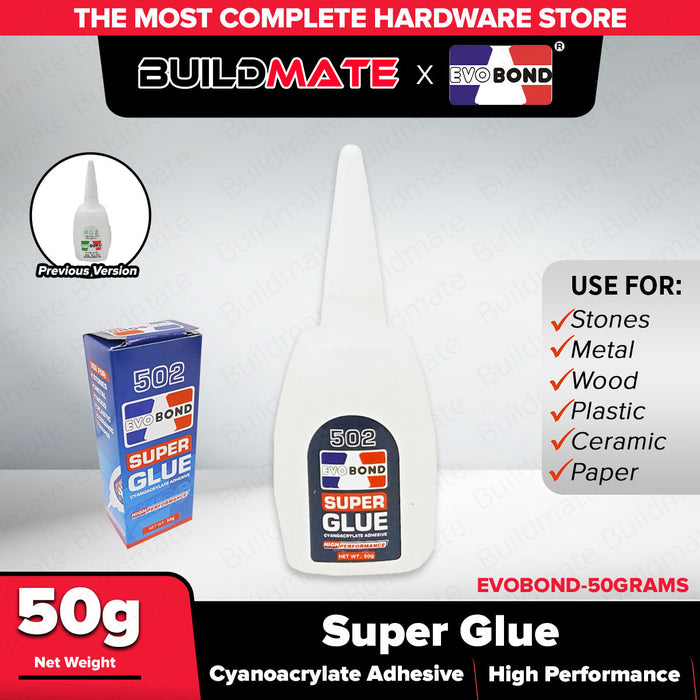 EVO BOND Cyanoacrylate Evobond Adhesive Glue DIY Crafts 50g •BUILDMATE• 