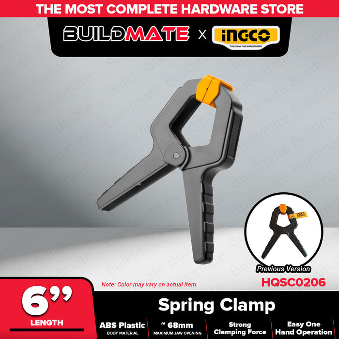 INGCO Spring Clamp 4" | 6" SOLD PER PIECE •BUILDMATE• IHT