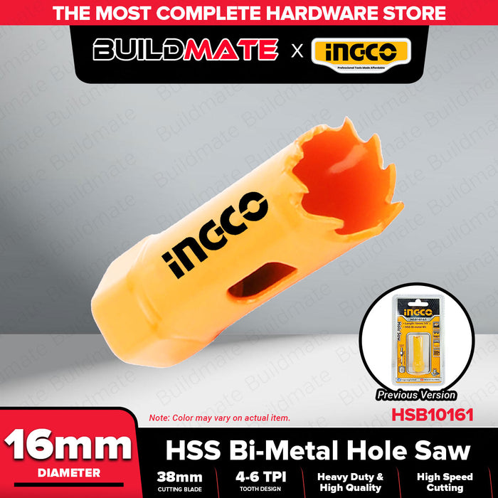 INGCO Hole Saw 16mm HSB10161 •BUILDMATE• IHT