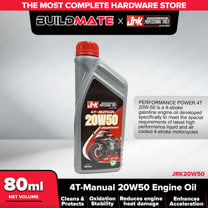 JRK 4T-Automatic | 4T-Manual Engine Oil  20W50 JRK10W40 | JRK20W50