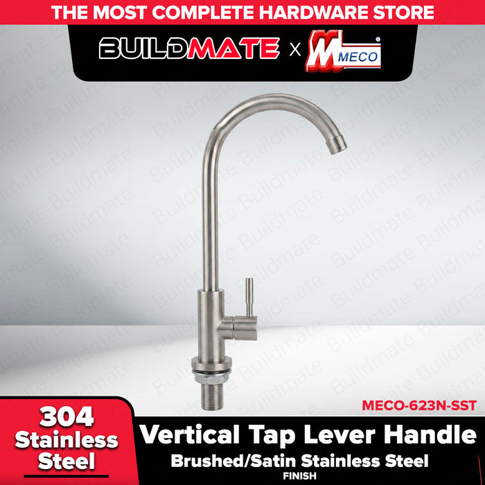 Buildmate x MECO SST 304 Vertical Tap Lever Handle 1/2" Deck Mounted 623N-SST