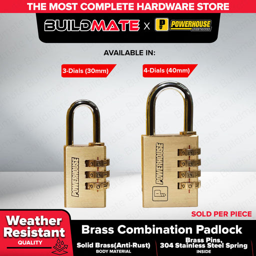 Brass Combination Padlock