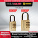 PowerHouse 3 / 4 Dials (30mm/40mm) Brass Combination Padlock | PH-BCPL-440 | PH-BCPL-330 - PHDH